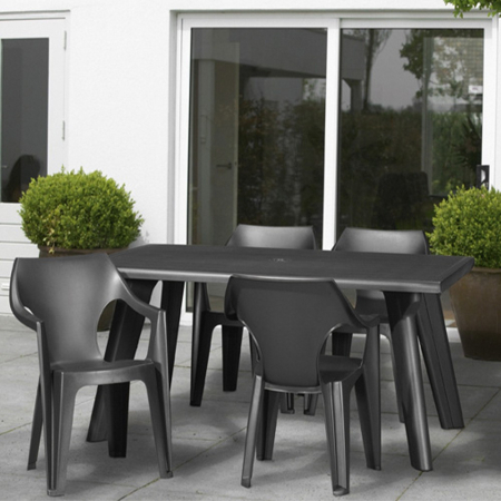 Curver Scaun de grădină Dante din plastic cu spătar jos [2]