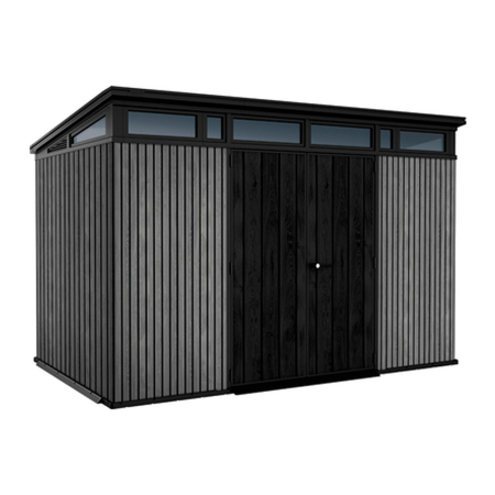 Căsuță grădină - Curver Semnătură PENT 11x7 casă de grădină din plastic Veneția gri