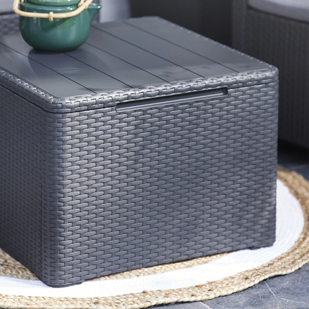 Curver Set colț de grădină Claire cu 5 locuri, masă și suport pentru perne [6]