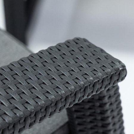 Curver Set de colț relaxant Corfu cu masă Rosario grafit [3]