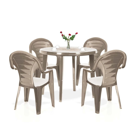 Produse temporar indisponibile - Curver Set de mobilier de grădină 4 în 1 Lisbon