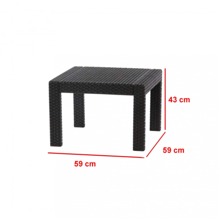 Curver Set de mobilier de grădină Alabama Party Family în culoarea grafit [4]