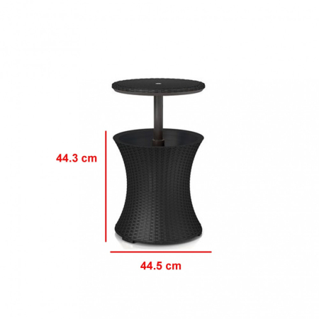 Curver Set de mobilier de grădină Alabama Party în culoarea grafit [2]