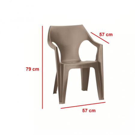 Curver Set de mobilier de grădină Balante 6+1 în culoarea cappuccino [3]