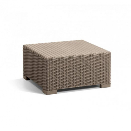 Curver Set de mobilier de grădină California cu 3 locuri, culoare cappuccino, cu pernă nisip [3]