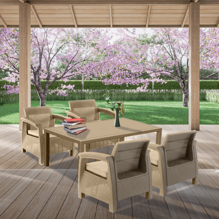 Curver Set de mobilier de grădină Corfu Duo cu masă Melody [2]