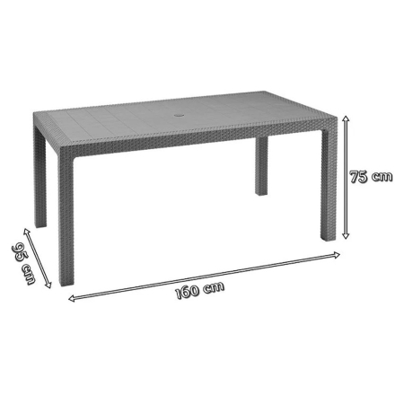 Curver Set de mobilier de grădină Corfu Fiesta II duo cu masă melodică [3]