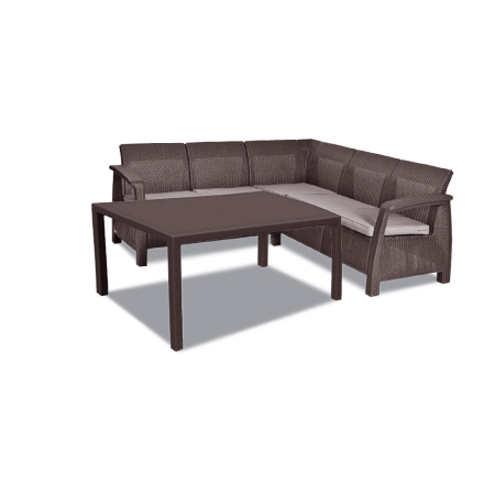 Curver Set de mobilier de grădină Corfu Relax cu masă melodică [1]