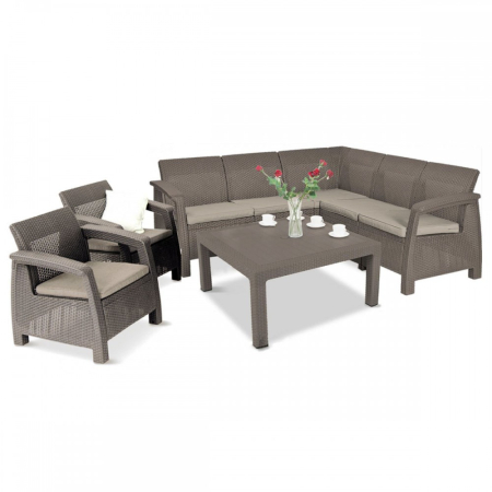 Set mobilier grădină - Curver Set de mobilier de grădină Corfu relax duo