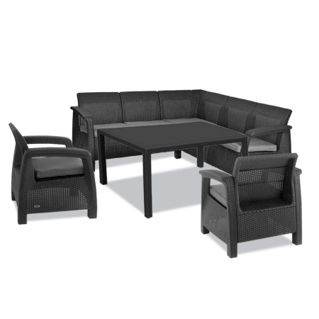 Curver Set de mobilier de grădină Corfu Relax duo cu masă melodică [1]
