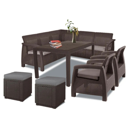 Set mobilier grădină - Curver Set de mobilier de grădină Corfu Relax duo cub