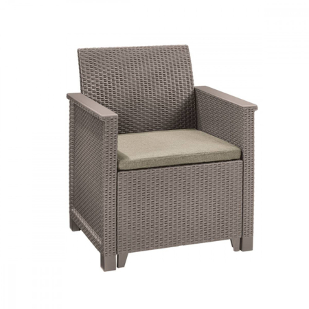 Curver Set de mobilier de grădină din ratan Emma Balcony cu masă Chicago [1]