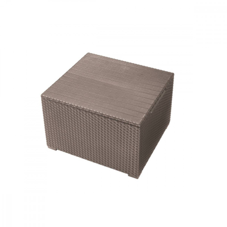 Curver Set de mobilier de grădină din ratan Emma Balcony cu masă de depozitare [4]