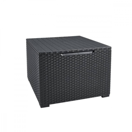 Curver Set de mobilier de grădină din ratan Emma Balcony cu masă de depozitare [1]