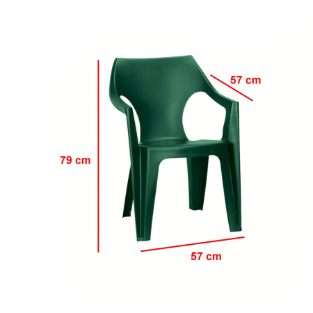 Curver Set de mobilier de grădină Elte 6+1, verde [1]