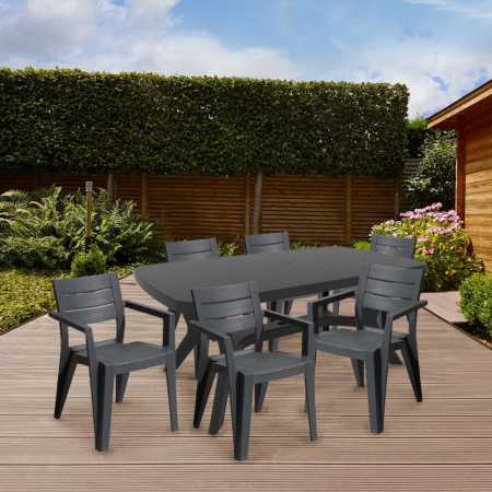 Curver Set de mobilier de grădină Juliemore 6 în 1 [3]