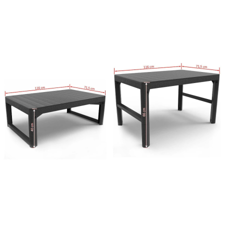 Curver Set de mobilier de grădină Julyon 4+1 [2]