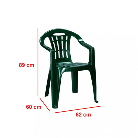 Curver Set de mobilier de grădină Mallorca 4+1 verde închis [1]