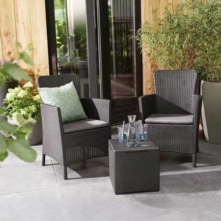 Curver Set de mobilier de grădină Miami Balcony grafit [1]