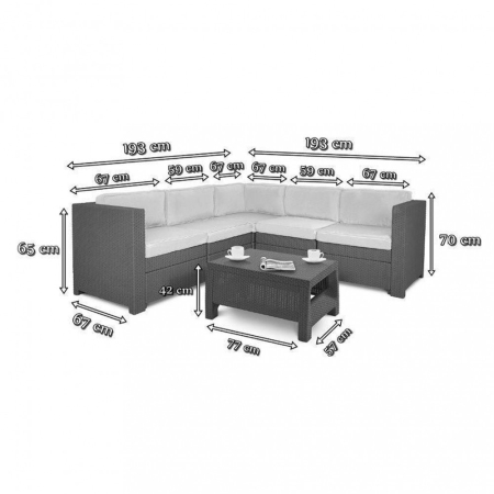 Curver Set de mobilier de grădină Provence [2]