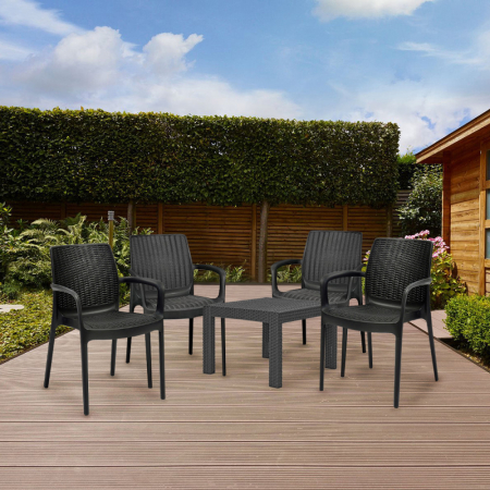 Curver Set de mobilier de grădină Rosali 4 în 1 [3]