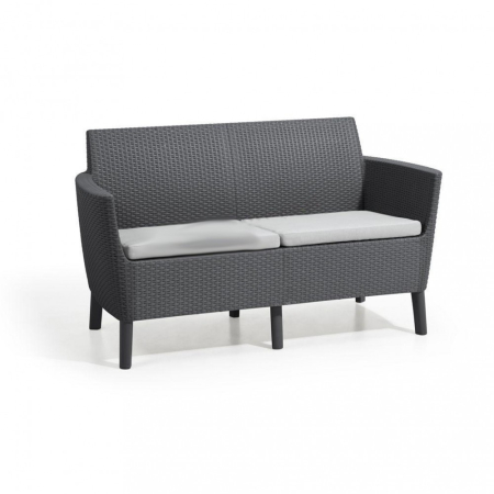 Curver Set de mobilier de grădină Salemo cu canapea cu două locuri, 2 fotolii, măsuță [2]