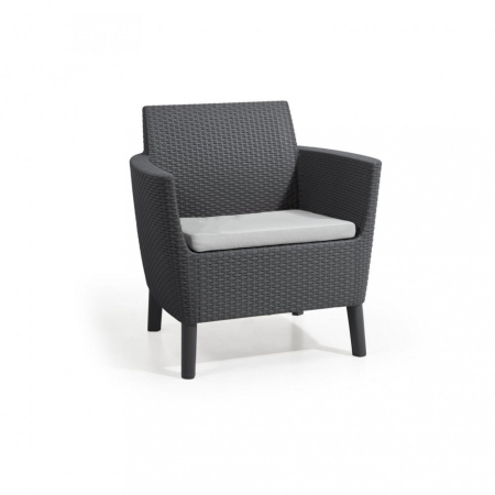 Curver Set de mobilier de grădină Salemo cu canapea cu două locuri, 2 fotolii, măsuță [1]