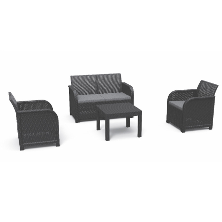 Produse temporar indisponibile - Curver Set de mobilier de grădină Sanremo cu masă Chicago
