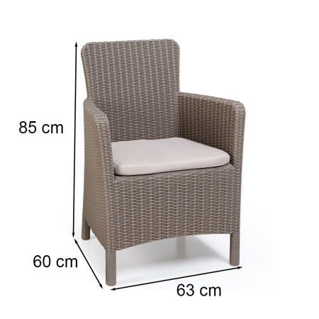 Curver Set de mobilier de grădină Trenton II pentru balcon [3]