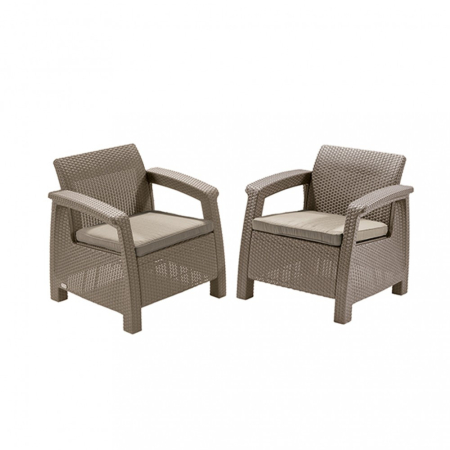 Mobilier grădină - Curver Set fotolii Corfu duo