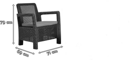 Curver Set fotolii Tarifa duo [2]