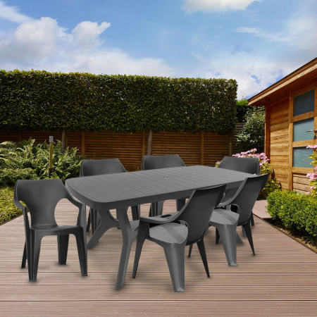 Curver Set mobilier de grădină Balante 6 în 1 [3]