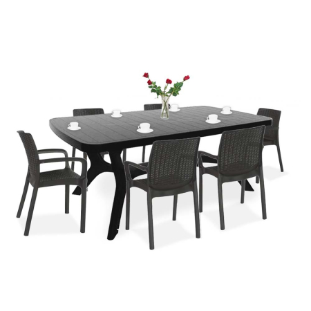 Produse temporar indisponibile - Curver Set mobilier de grădină Balimore 6 în 1