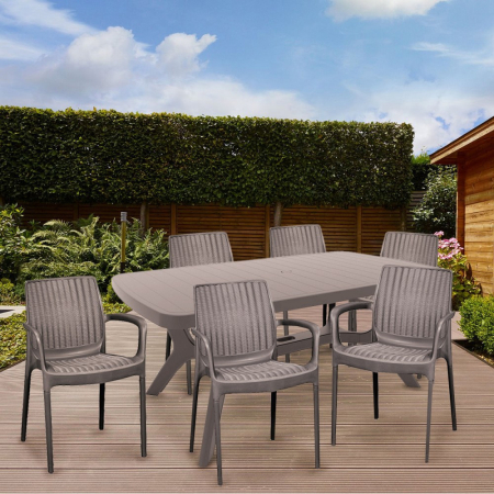 Curver Set mobilier de grădină Balimore 6 în 1 [3]