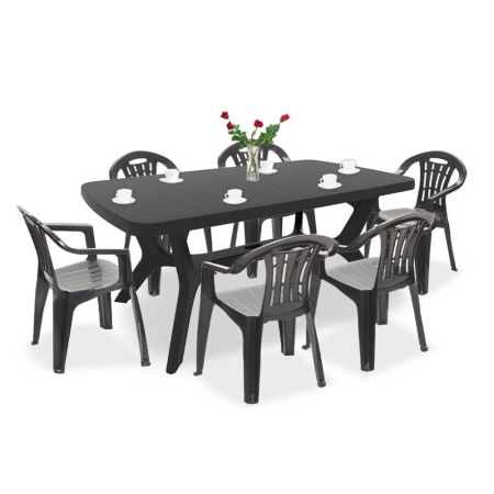 Set mobilier grădină - Curver Set mobilier de grădină Balorca 6 în 1