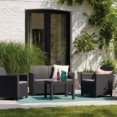 Curver Set mobilier de grădină Claire cu 4 locuri și masă Orlando [2]