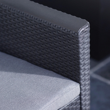 Curver Set mobilier de grădină Claire cu 5 locuri și masă cu perne [9]