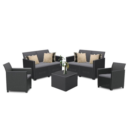 Curver Set mobilier de grădină Claire cu 6 locuri [5]