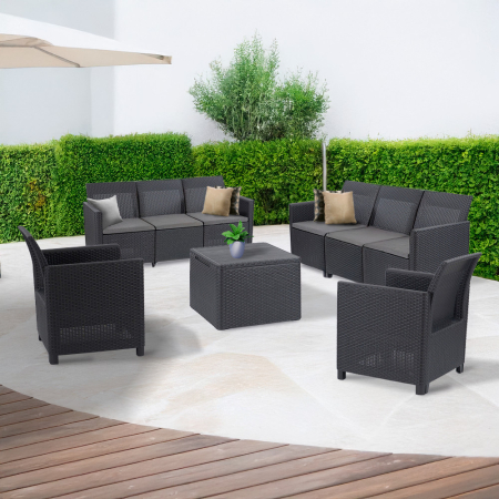 Curver Set mobilier de grădină Claire cu 8 locuri [1]