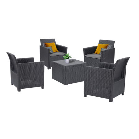 Set mobilier grădină - Curver Set mobilier de grădină Claire II cu 4 locuri