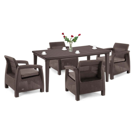 Set mobilier grădină - Curver Set mobilier de grădină Corfu Duo cu masă Future