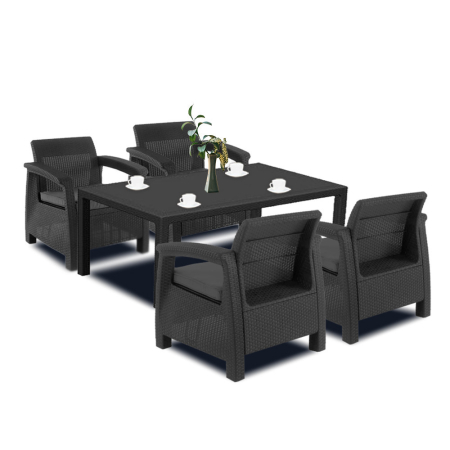 Set mobilier grădină - Curver Set mobilier de grădină Corfu Duo cu masă Melody