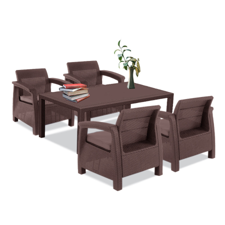 Set mobilier grădină - Curver Set mobilier de grădină Corfu Duo cu masă Melody