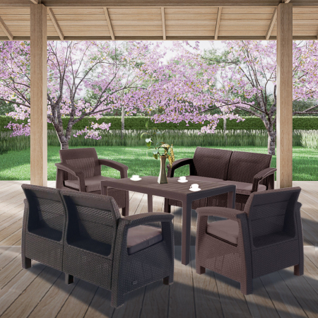 Curver Set mobilier de grădină Corfu Fiesta II duo cu masă melodică [1]