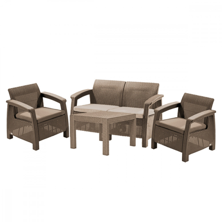 Set mobilier grădină - Curver Set mobilier de grădină Corfu Light cu masă Chicago
