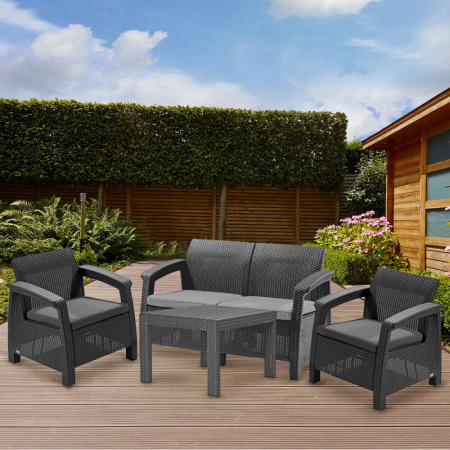 Curver Set mobilier de grădină Corfu Light cu masă Chicago [4]