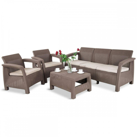 Set mobilier grădină - Curver Set mobilier de grădină Corfu Love duo