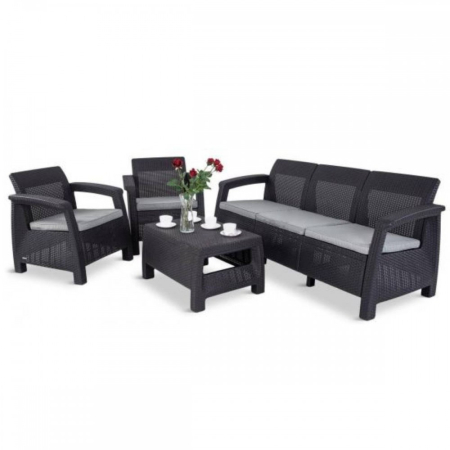 Set mobilier grădină - Curver Set mobilier de grădină Corfu Love duo