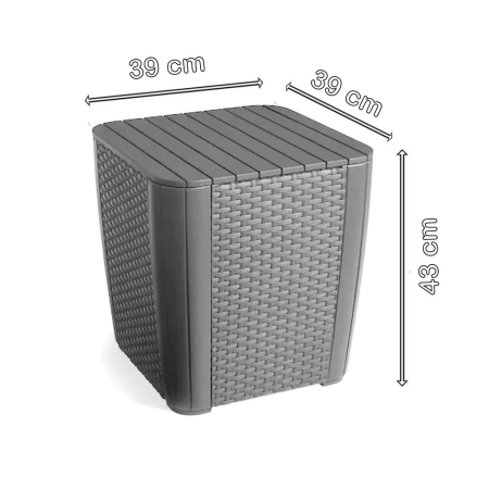 Curver Set mobilier de grădină Corfu Love duo cu masă [2]