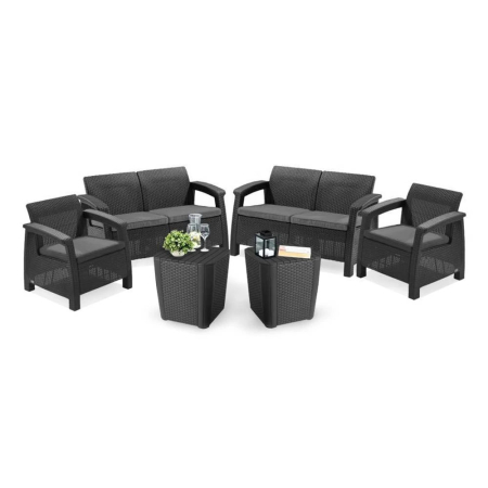 Set mobilier grădină - Curver Set mobilier de grădină Corfu Rest cu masă